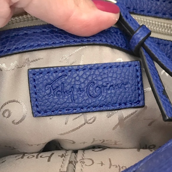 Foley + Corinna KAYLA FOLDOVER TOTE IN BLUE - Picture 3 of 3